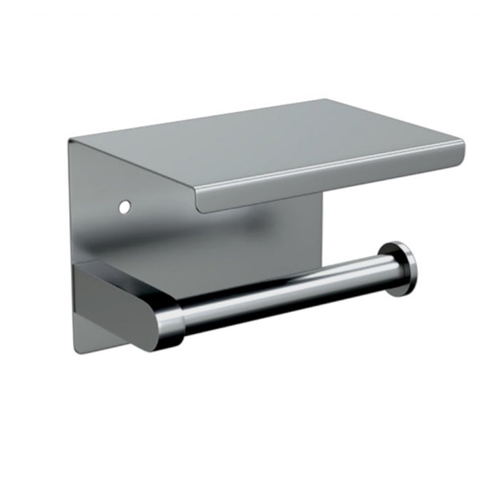 Metlam ML268 Single Toilet Roll Holder with Shelf Top