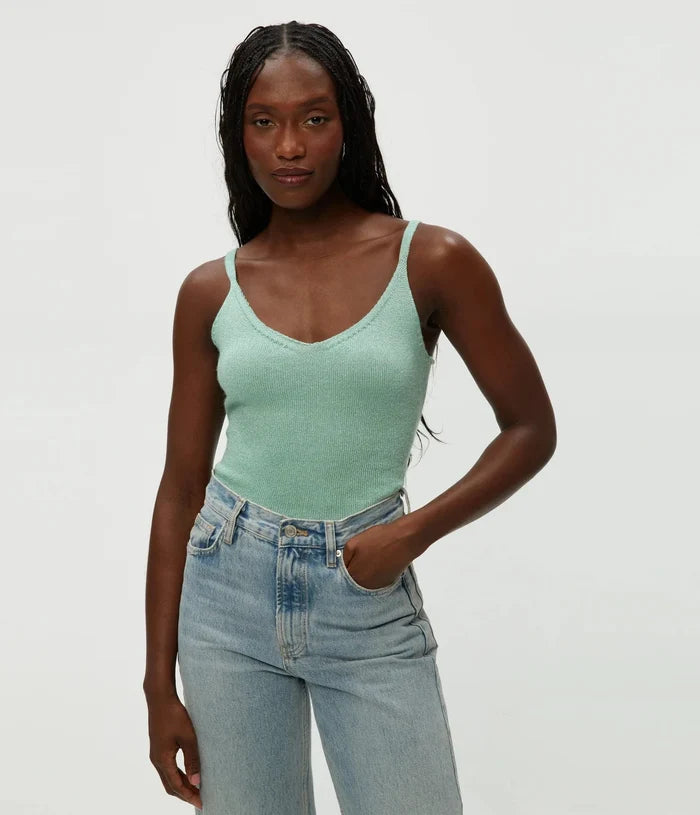 Michael Stars Nomi Metallic Sweater Camisole