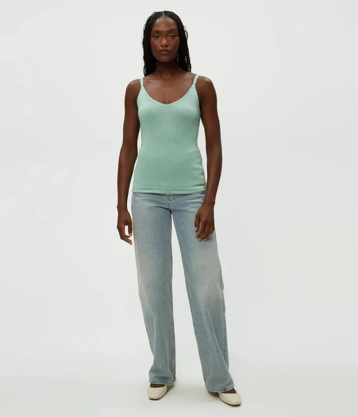 michael stars nomi metallic sweater
