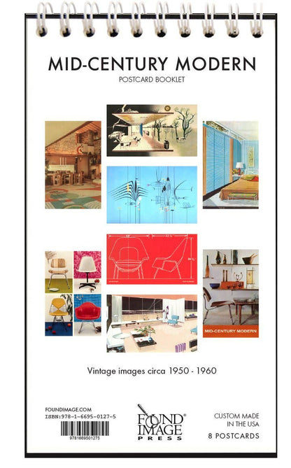 MID-CENTURY MODERN Postcard Booklet