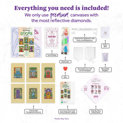 Mini Dazzles™ - Doors - Diamond Art Club DIY Kit