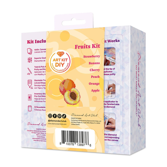 Mini Dazzles™ - Fruits - Diamond Art Club DIY Kit