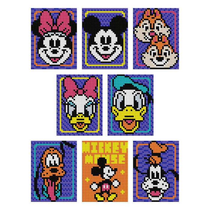 Mini Dazzles™ - Mickey and Friends Set of 8- Diamond Art Club DIY Kit