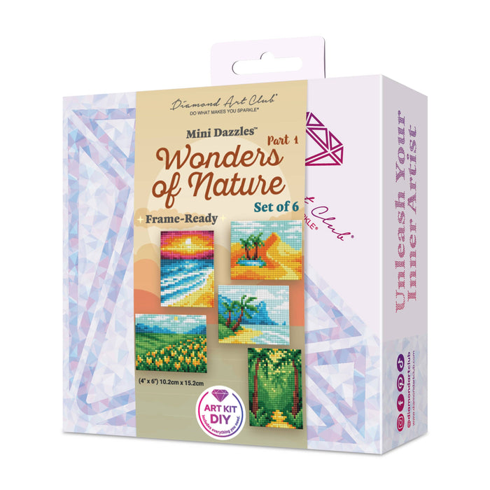 Mini Dazzles™ - Wonders of Nature Part 1 - Diamond Art Club DIY Kit