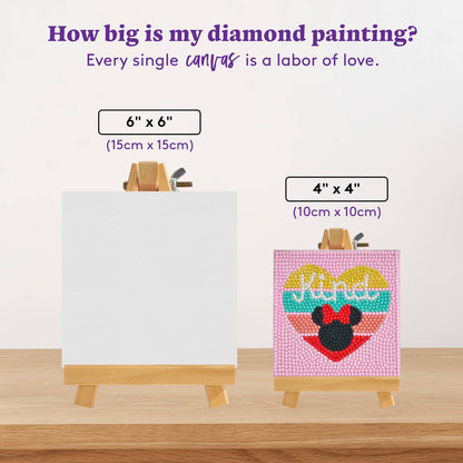 Mini Easels - Kind Minnie™ - Diamond Art Club DIY Kit