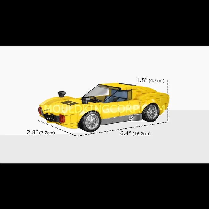 MOULD KING 27039 Italian Bull Miura Car Model Building Set | 321 PCS