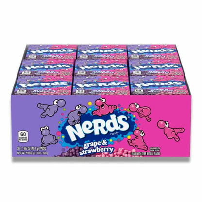 Nerds, Grape & Strawberry Candy, 1.65 Oz, 36 Ct - 10 Pack (360 Ct)