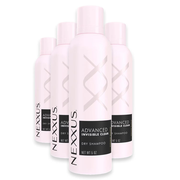 Nexxus Advanced Clean Dry Shampoo Oil Control Aerosol Spray - 5 oz - 4 Pack