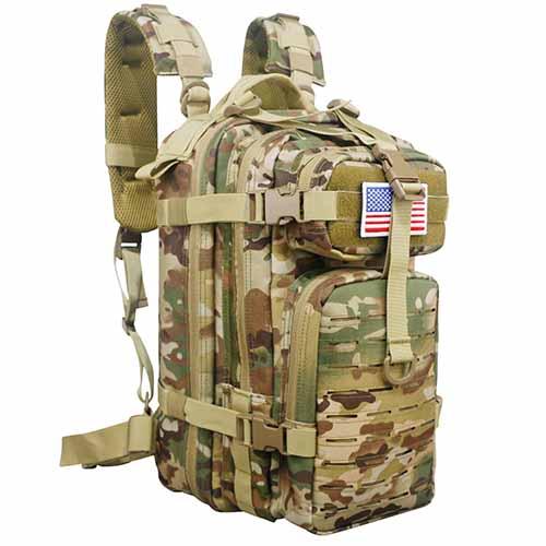 Night Hawk III Tactical Assault Backpack – 26L MOLLE Pack