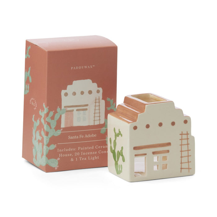 No. 03 Santa Fe Adobe Style Incense & Tea Light Holder