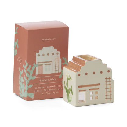 No. 03 Santa Fe Adobe Style Incense & Tea Light Holder