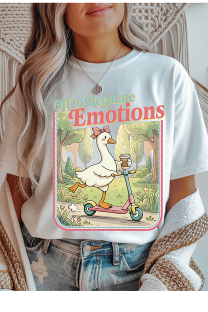 Off to Regulate Emotions Graphic Tee