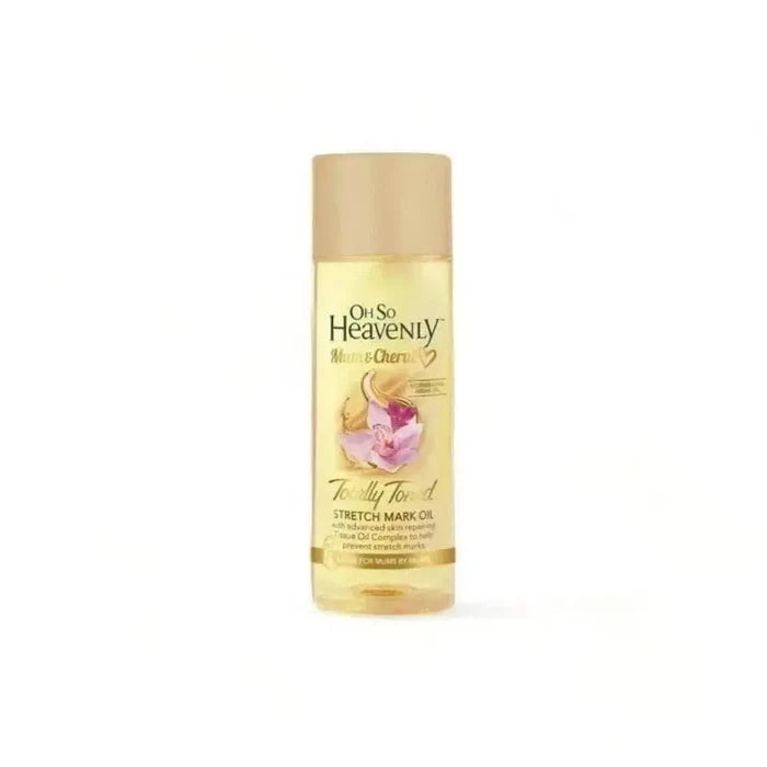 Oh So Heavenly Mum & Cherub Stretch Mark Oil 125ml bottle for pregnancy skin care