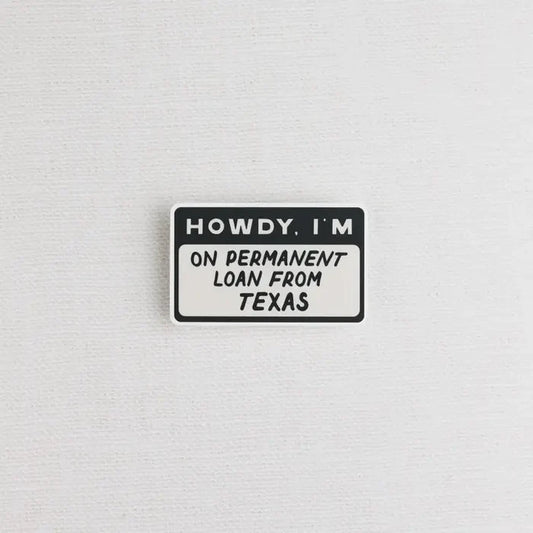 On Permanent Loan Sticker