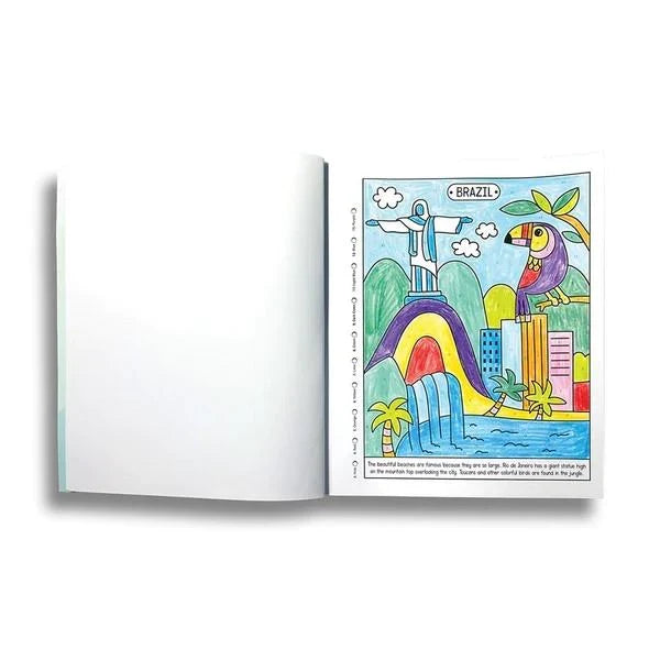 Ooly Color By Numbers Coloring Book Wonderful World