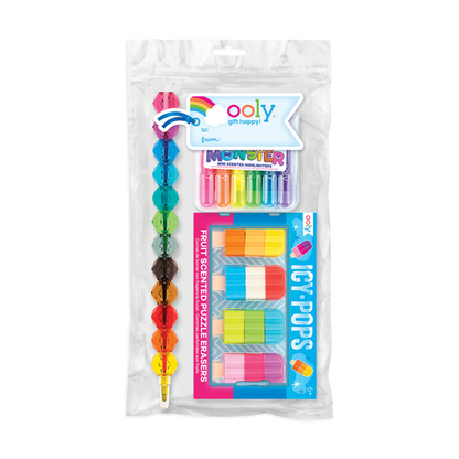 Ooly Rainbow Desk Pals Happy Pack