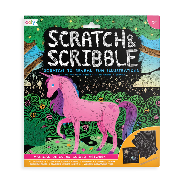 Ooly Scratch & Scribble Magical Unicorns