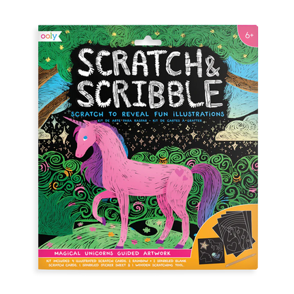 Ooly Scratch & Scribble Magical Unicorns