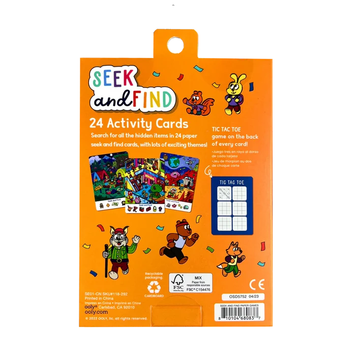Ooly Seek & Find 24 Activity Cards