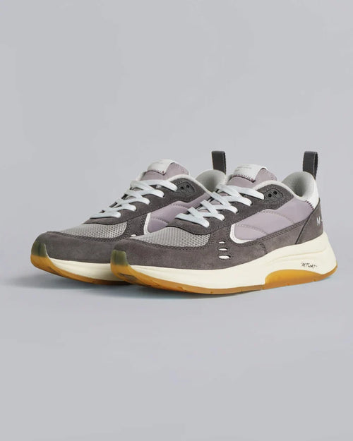 Municipal Origin women’s sneaker grey grey gum suede mesh