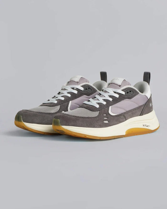 Municipal Origin women’s sneaker grey grey gum suede mesh