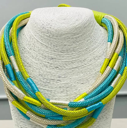"Original" Slub 8-strand (Citrus/Turq Multi)