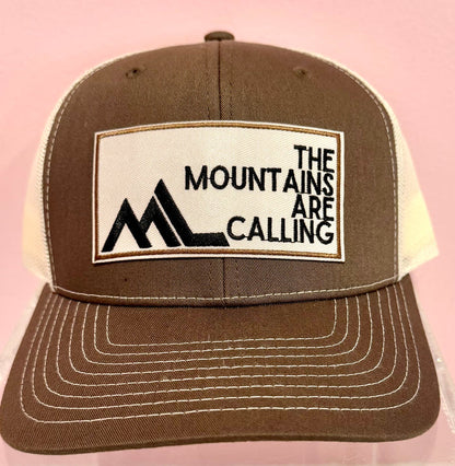 Canvas Beige-Mountains are Calling
