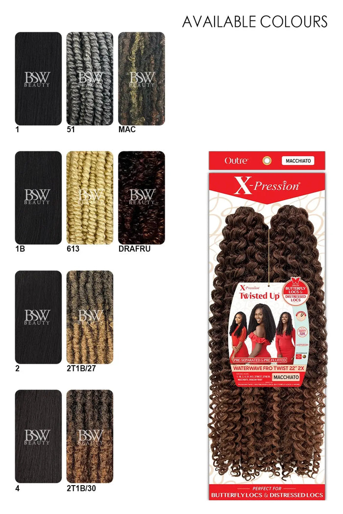 OUTRE 2X WATERWAVE FRO TWIST 22" - BSW BEAUTY CANADA