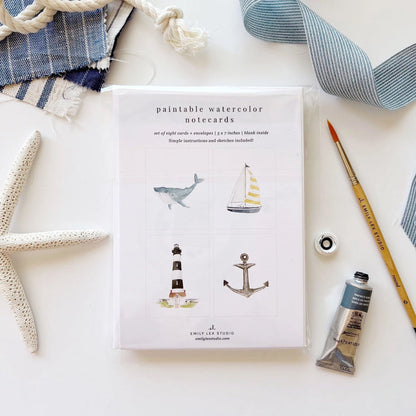 Paintable Notecards | Emily Lex Studio