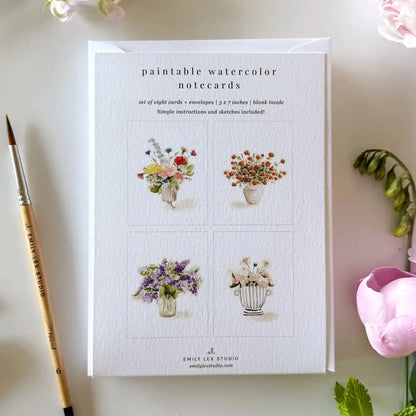 Paintable Notecards | Emily Lex Studio