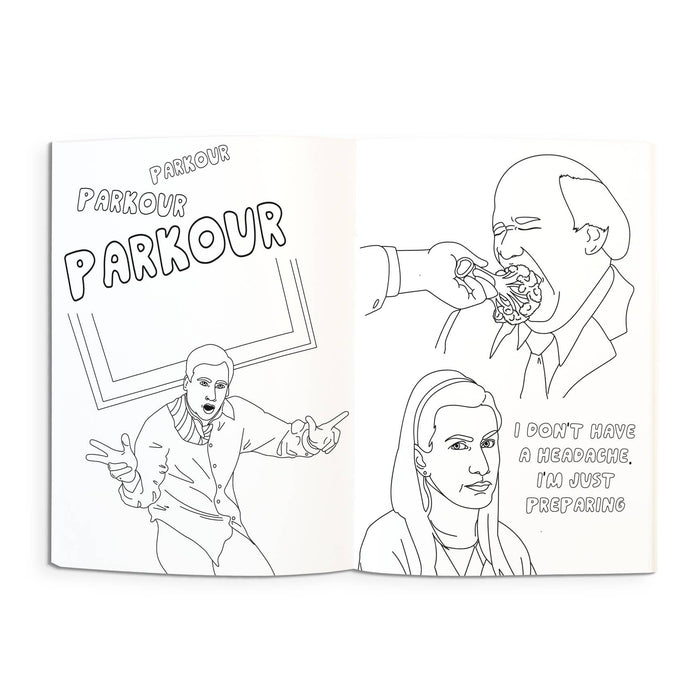 Party Mountain Paper Company The Office Adult Coloring Book
