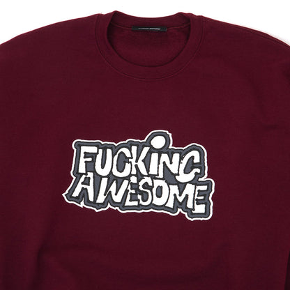 PBS Crewneck Sweater (Maroon) (S)