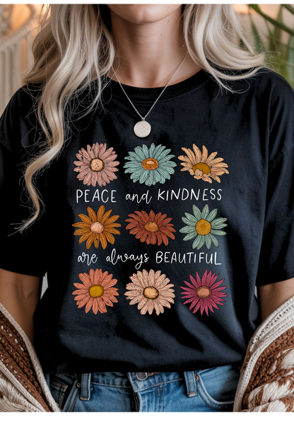 Peace & Kindness Graphic Tee