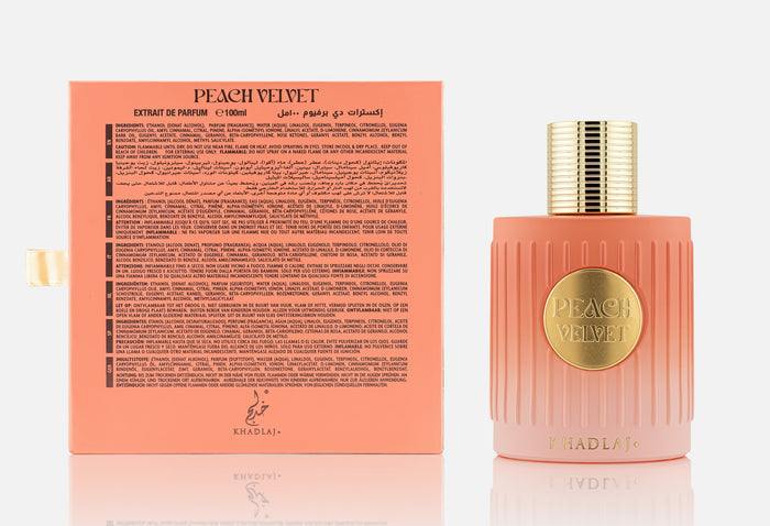 PEACH VELVET 100 ML EXTRAIT DE PARFUM FOR WOMEN - Khadlaj Perfumes