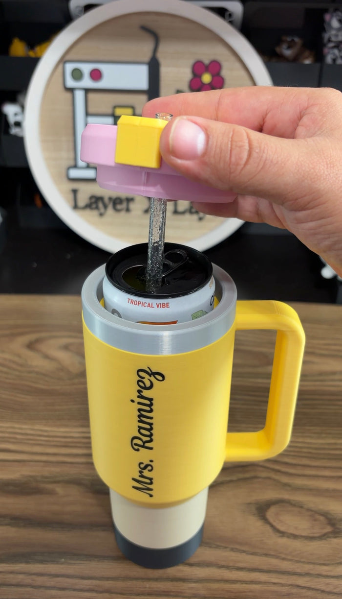 Pencil Skinny Can Tumbler