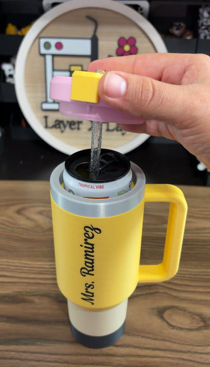 Pencil Skinny Can Tumbler