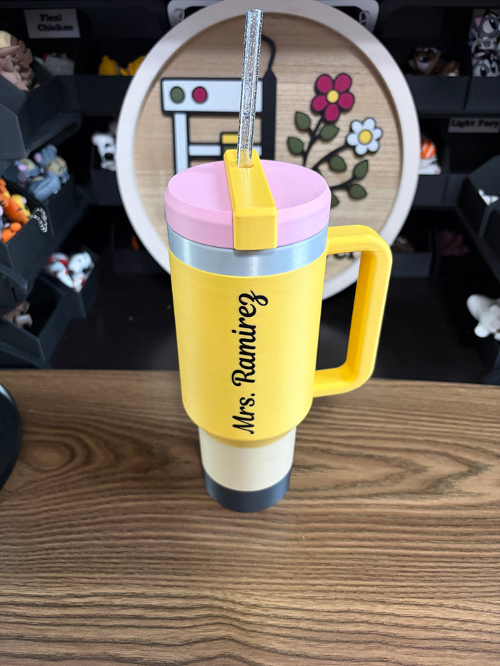 Pencil Skinny Can Tumbler