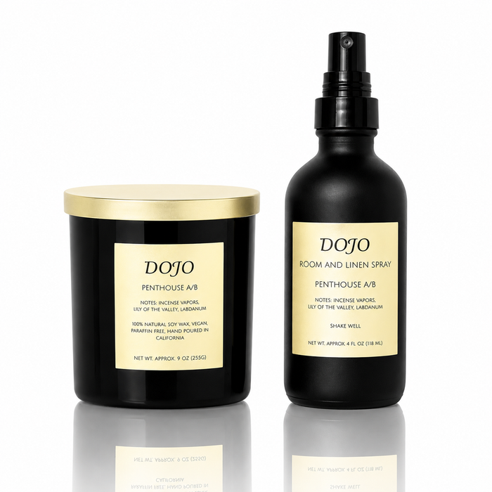 Penthouse A/B Candle + Room and Linen Spray Set