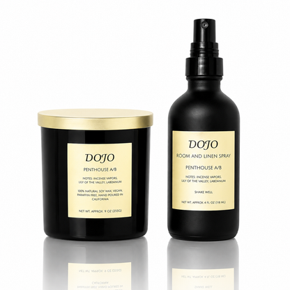 Penthouse A/B Candle + Room and Linen Spray Set