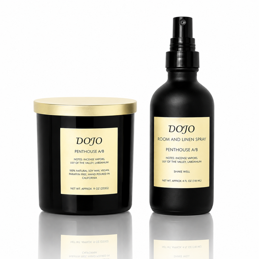 Penthouse A/B Candle + Room and Linen Spray Set