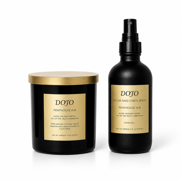 Penthouse A/B Candle + Room and Linen Spray Set