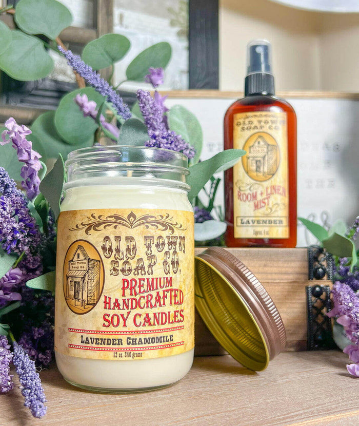 Peppermint Eucalyptus Candle - Old Town Soap Co.