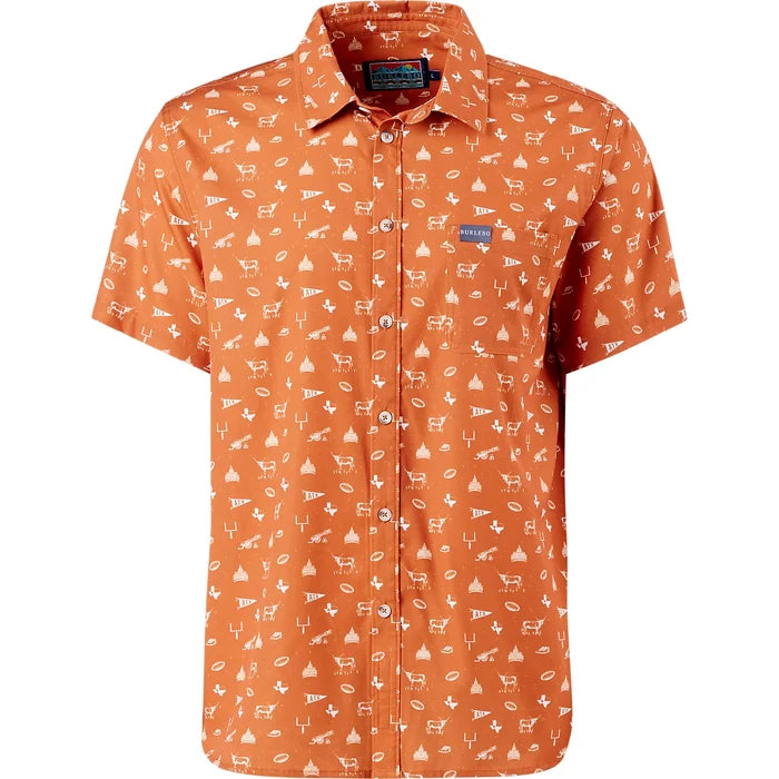 Performance Button Up- Gameday in Austin by Burlebo