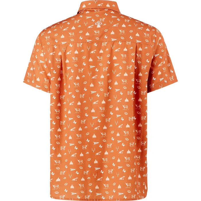 Performance Button Up- Gameday in Austin by Burlebo