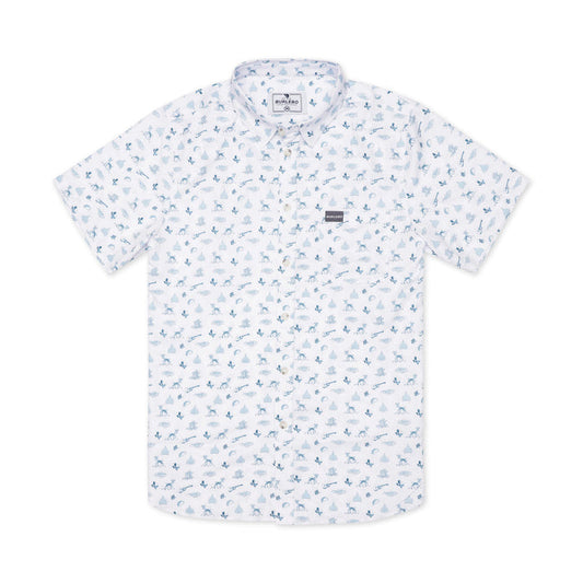 Performance Button Up- Lone Star State by Burlebo