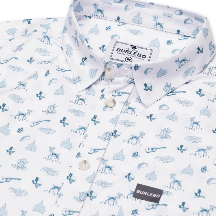 Performance Button Up- Lone Star State by Burlebo