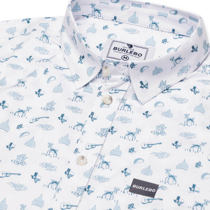 Performance Button Up- Lone Star State by Burlebo