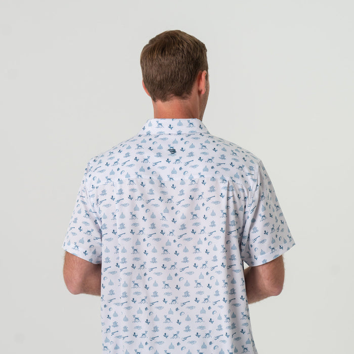 Performance Button Up- Lone Star State by Burlebo