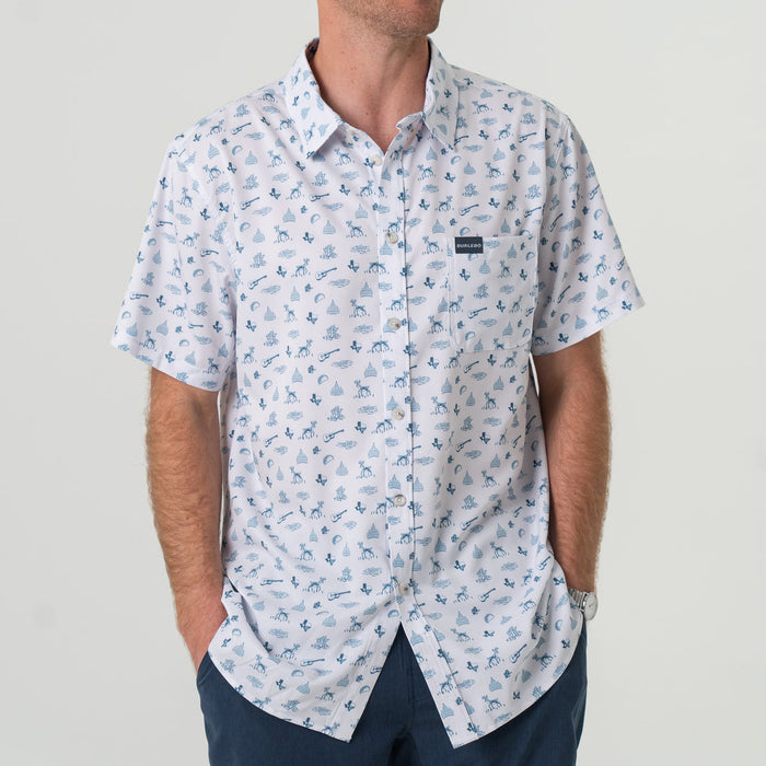 Performance Button Up- Lone Star State by Burlebo