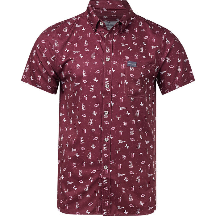 Performance Button Up-Game Day In College Station by Burlebo